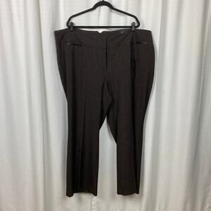 Lane Bryant Black Plaid The Lena Classic Trouser Pant Sz.28 NWT